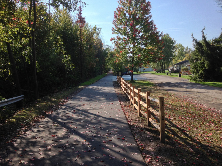 Local residents and the business owners are enthused about the SCTBCC and its role in the Great Lakes Bay Regional Trail Network, which will connect several communities along its route. | Photo courtesy Heidi Bulger