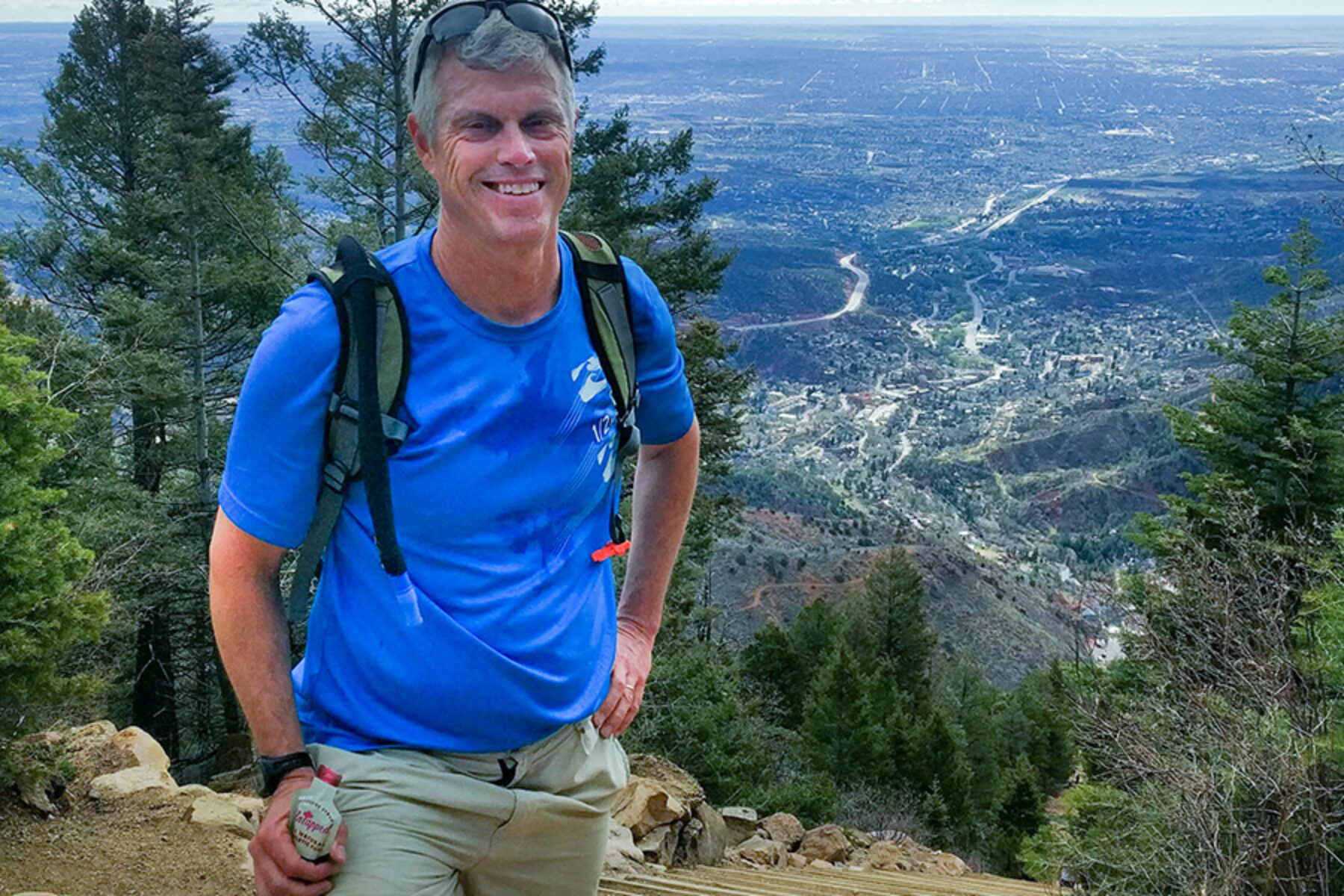 Jamie Efaw on Colorado's Manitou Incline | Photo courtesy Jamie Efaw