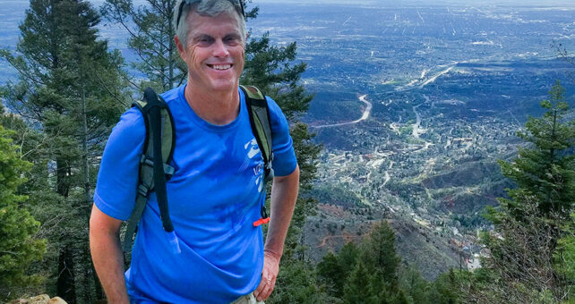 Jamie Efaw on Colorado's Manitou Incline | Photo courtesy Jamie Efaw