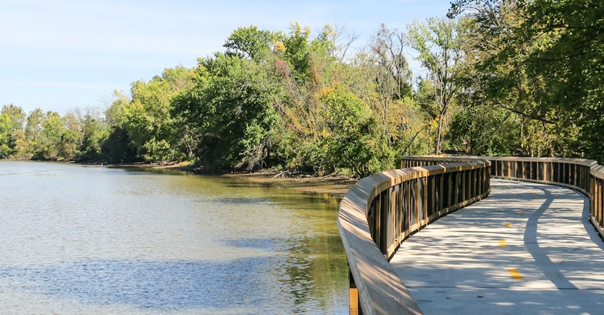 Anacostia River views from the trail | Photo by Joe Flood