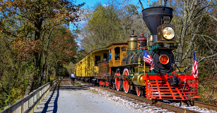 Heritage Rail Trail County Park | Photo by John Gensor, courtesy Steam Into History