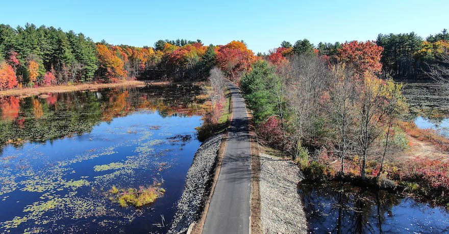 Top 10 Trails In New Hampshire Rails To Trails Conservancy Rails To   Londonderry Rail Trail Courtesy Londonderry Trailways  