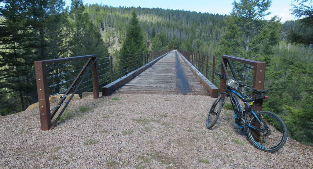 Montana&#039;s Milwaukee Road Rail-Trail (Thompson Park) | Photo by TrailLink user acewickwire