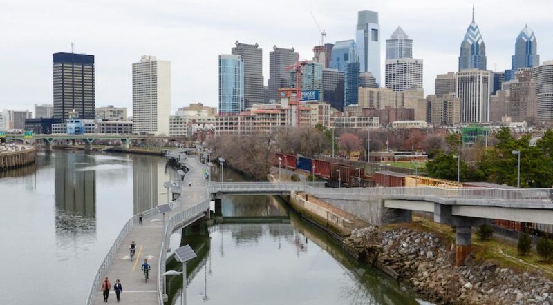 Philadelphia's Schuylkill Banks Boardwalk | Photo by Laura Pedrick/AP Images