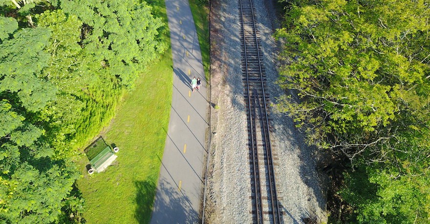 Rhode Island's Blackstone River Greenway | Photo by Milo Bateman