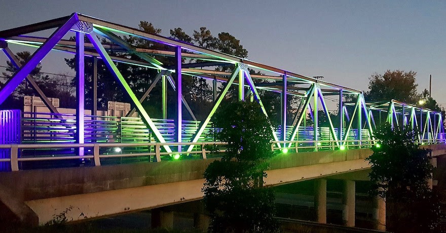 Thermal Belt Rail Trail bridge over Highway 74 | Photo by Dana Bradley