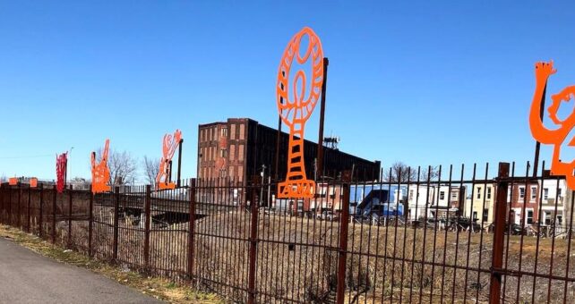 Gurney Street Trail pilot project along the planned Richmond Industrial Trail | Photo by Anya Saretzky, courtesy RTC