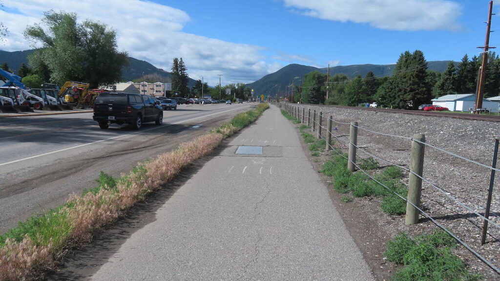 Montana&#039;s Livingston Depot Center Trail | Photo by TrailLink user acewickwire