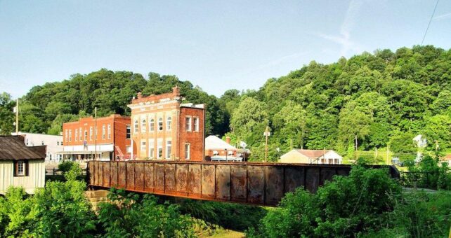 North Bend Rail Trail leading into Cairo, West Virginia | Photo by Mike Tewkesbury