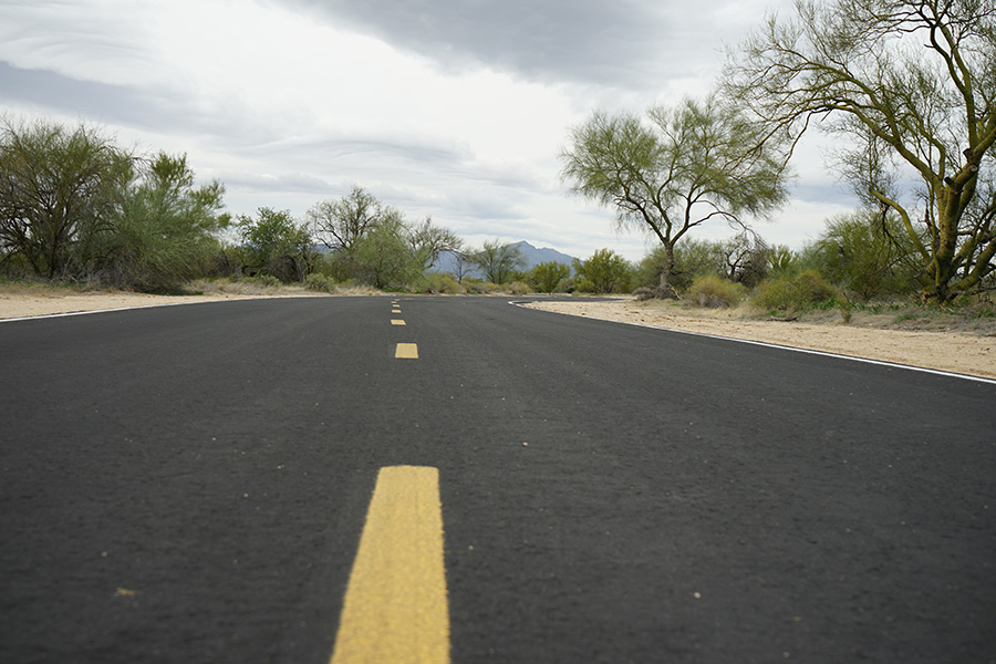 The surface of the Chuck Huckelberry Loop is largely made up of smooth, flat asphalt, similar to this section of the Cañada del Oro River Park Trail. | Photo by Cindy Barks