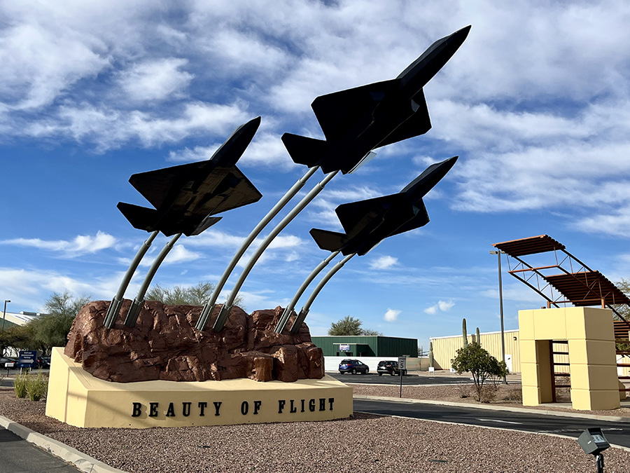 The Pima Air & Space Museum, one of the largest non-government-funded aviation and space museums in the world, is located not far from the Julian Wash Greenway in south Tucson. | Photo by Cindy Barks