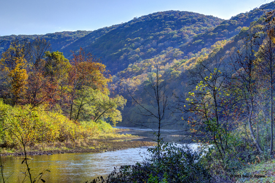 The 77-mile-long Greenbrier River Trail is the crown jewel of West Virginia’s impressive trail collection. Following the river, travelers will be immersed in the serenity and solitude of this forested trail. Photo by Paul G. Ericson.