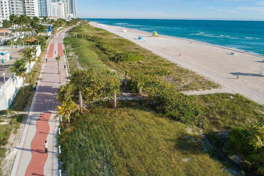 Florida's Miami Beach Beachwalk | Photo by Golden Dusk Photography, courtesy City of Miami Beach