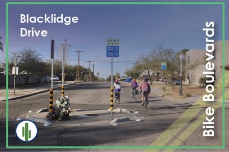 Information and survey for the Blacklidge Drive Bicycle Boulevard project | Image courtesy the City of Tucson