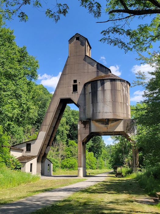 Coaling tower along Pennsylvania's Armstrong Trails | Photo by John A. Summerville