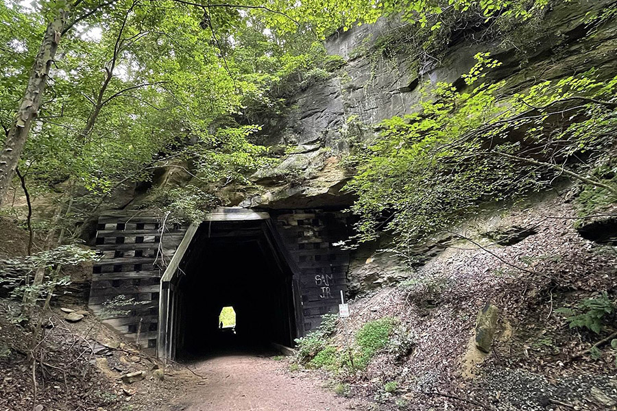 Moonville Rail Trail | Photo by TrailLink user bikin-mike