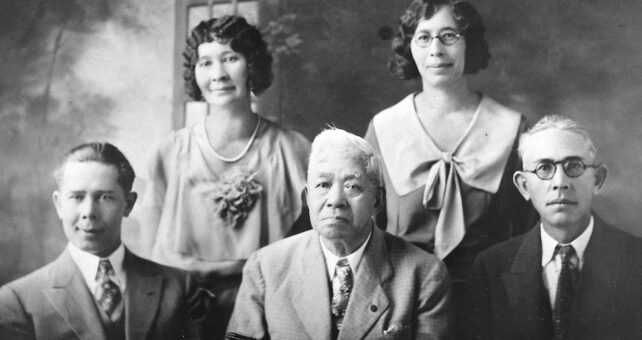 U.S. Civil War veteran Edward Day Cohota and his children | Photo courtesy Cape Ann Museum Library and Archives