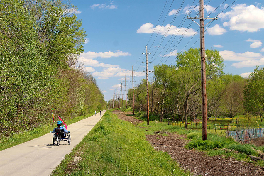 Iowa's River's Edge Trail | Photo by TrailLink user rkc1954