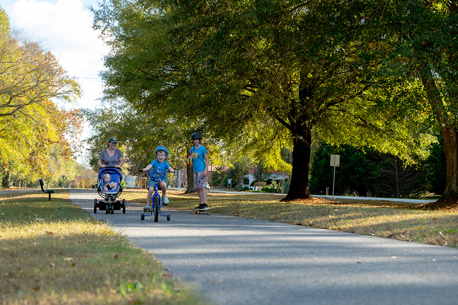 The Firefly Trail's model mile in Maxeys, Georgia | Photo courtesy Firefly Trail, Inc.