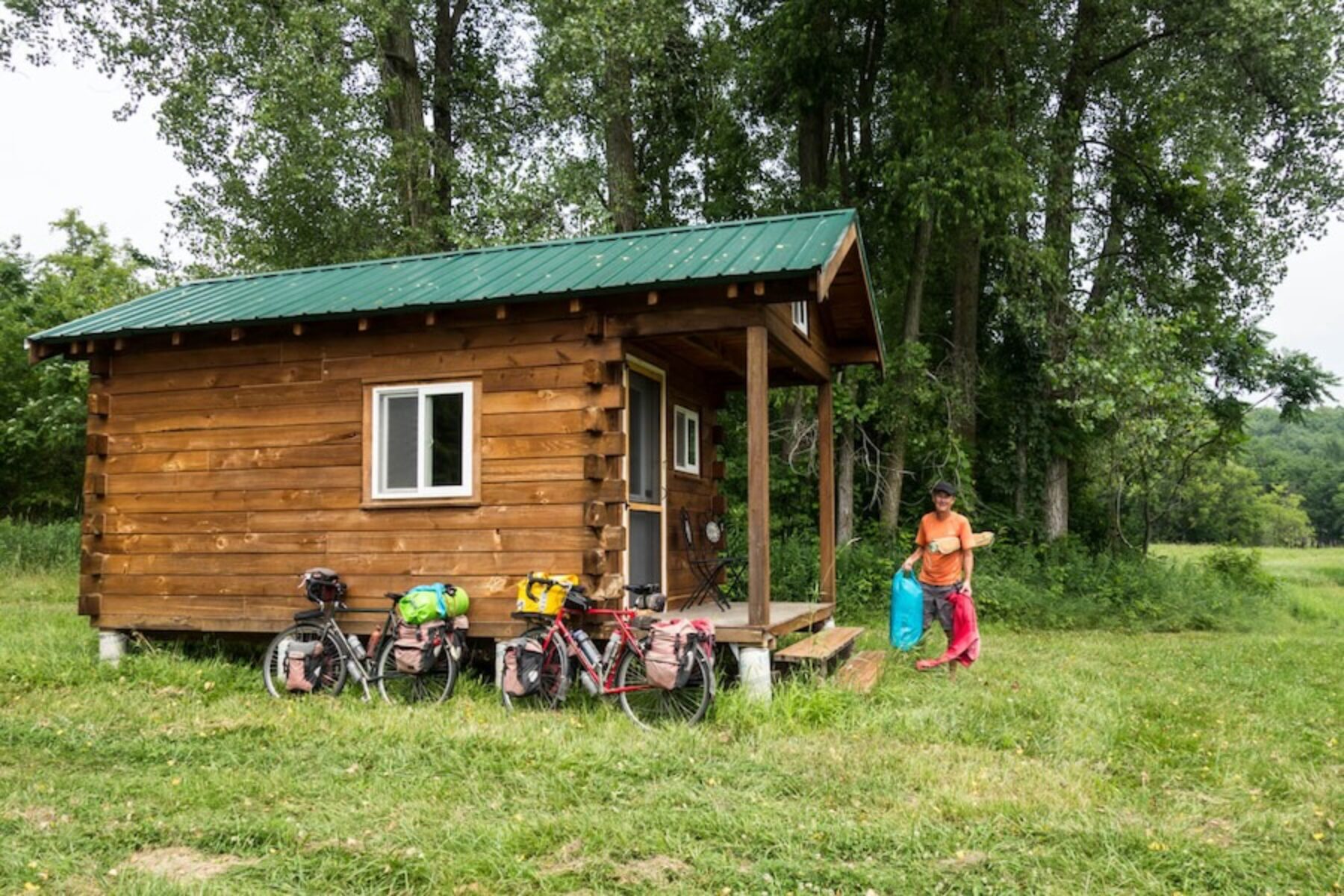 Warmshowers stay in Wisconsin | Photo courtesy Patrick and Rachel Hugens