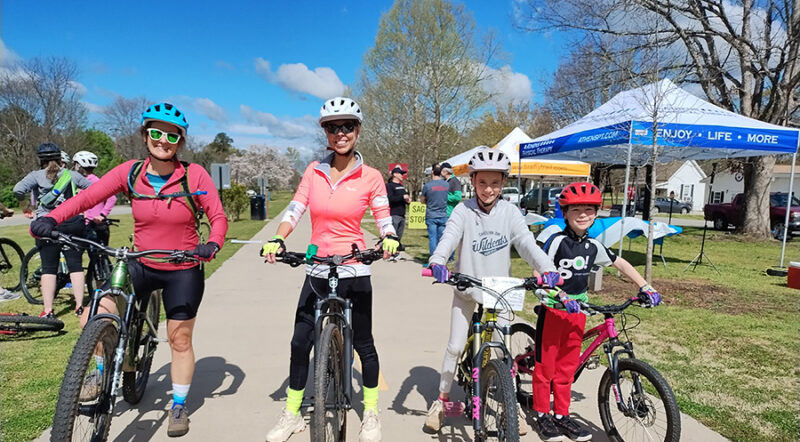 Winterville stop along the Ticket to Ride event supporting Georgia's Firefly Trail | Photo courtesy Firefly Trail, Inc.