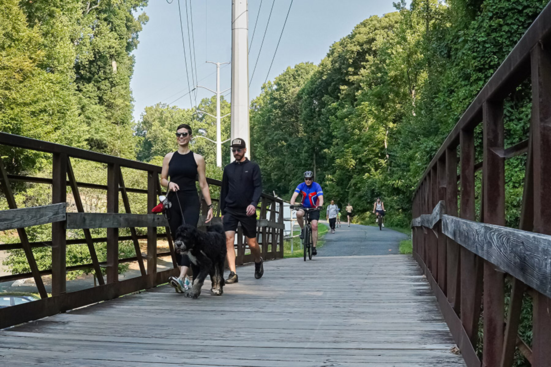 One of the earliest rail-trails to influence Congress, the W&OD Trail in Northern Virginia is today a national model for the country, receiving millions of visitors each year. | Photo by Albert Ting