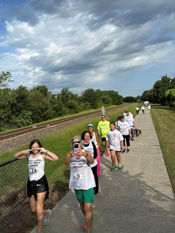 Texas' A-train Rail Trail | Photo by Grace Ward, courtesy Lake Cities Run Walk Group