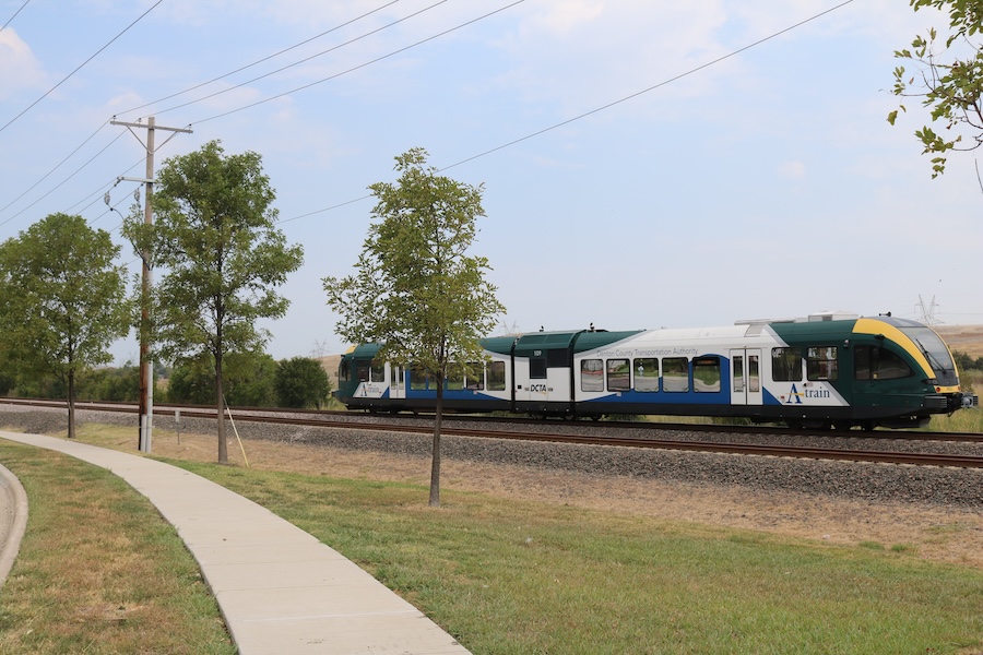 Texas' A-train Rail Trail | Photo courtesy Denton County Transportation Authority