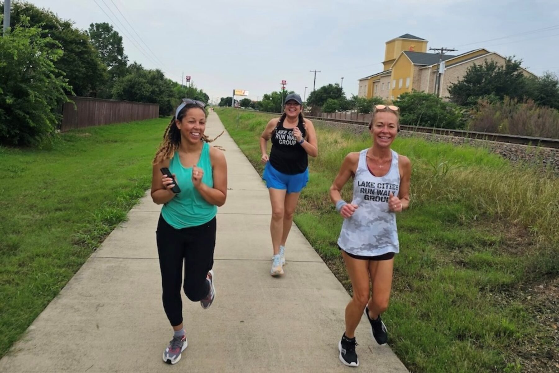 Texas' A-train Rail Trail | Photo by Grace Ward, courtesy Lake Cities Run Walk Group