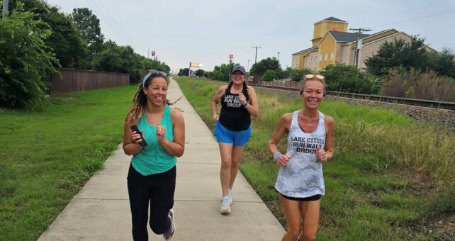 Texas' A-train Rail Trail | Photo by Grace Ward, courtesy Lake Cities Run Walk Group