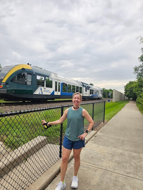 Texas' A-train Rail Trail | Photo by Stephen Hidalgo, courtesy Denton Area Running Club