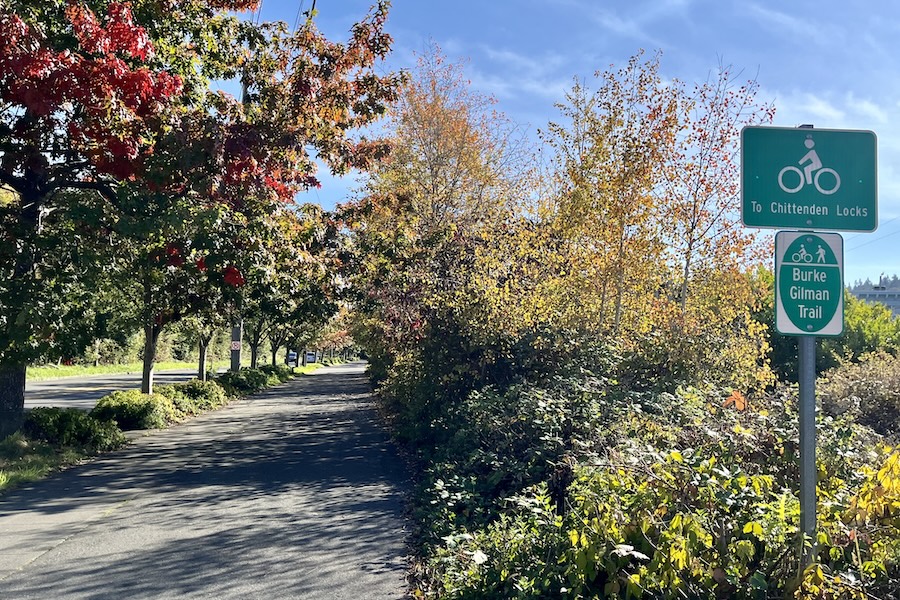 Washington's Burke-Gilman Trail through Sunset Hills | Photo by Cindy Barks