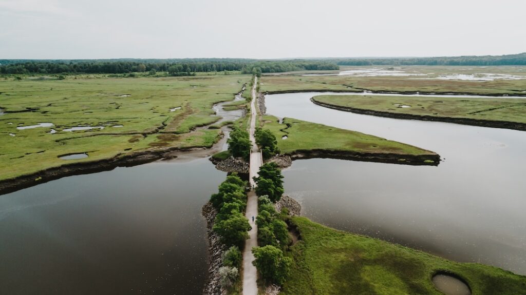 Maine's Eastern Trail in Scarborough | Photo courtesy East Coast Greenway Alliance