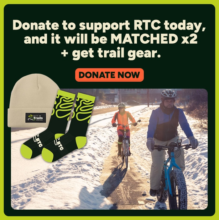 Donate to Support RTC and it will be Matched + Get Trail Gear lightbox