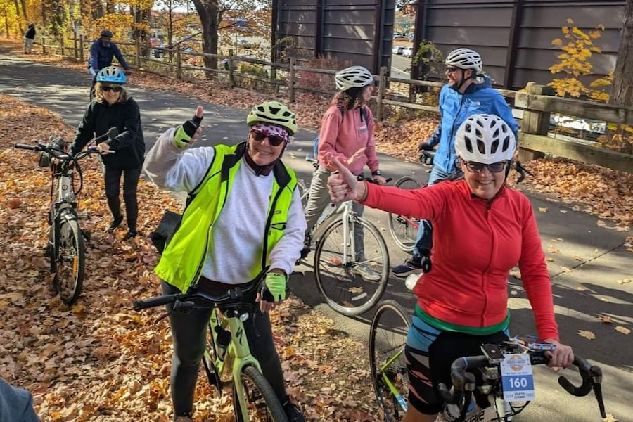 Along the Farmington Canal Heritage Trail in Connecticut | Photo courtesy New Haven Friends of the Farmington Canal Greenway