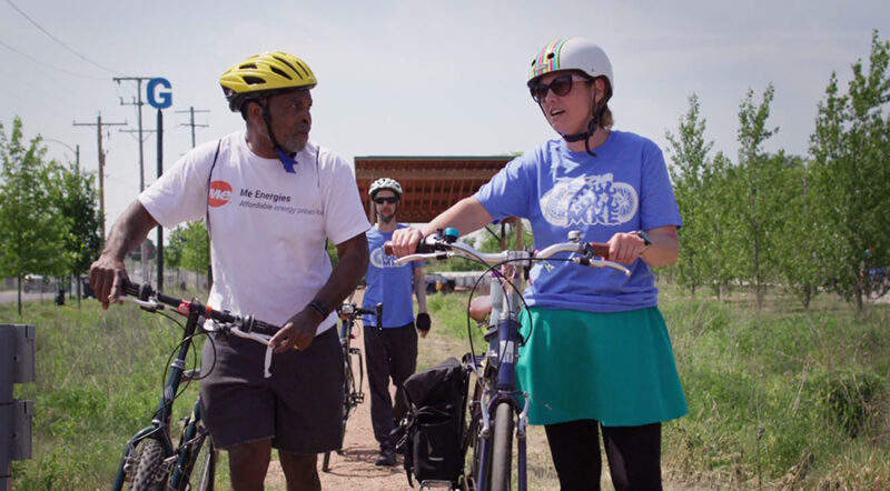 Group bike ride in Milwaukee, Wisconsin | Video still courtesy Johnson Media Consulting