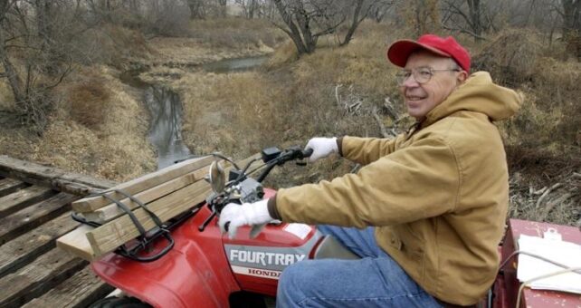 Nebraska trail advocate and builder Lynn Lightner | Courtesy Nebraska Trails Foundation