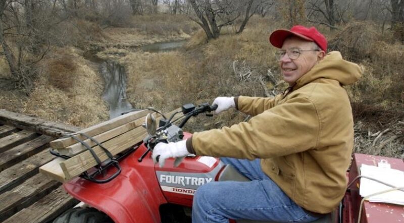 Nebraska trail advocate and builder Lynn Lightner | Courtesy Nebraska Trails Foundation