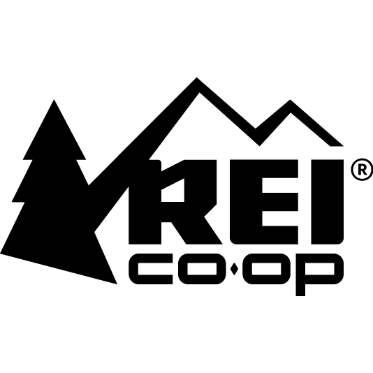 REI black logo