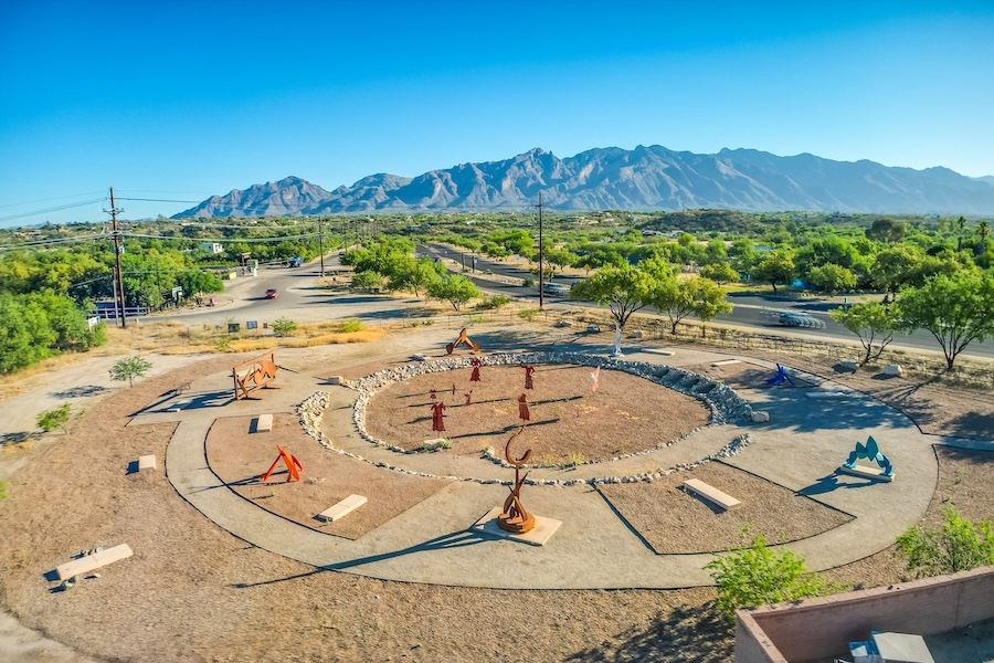 The Brandi Fenton Memorial Park along the Rillito River Park Trail | Photo Courtesy Pima County