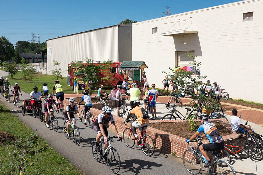 Prisma Health Swamp Rabbit Trail in Greenville, South Carolina | Photo by Ian Curcio